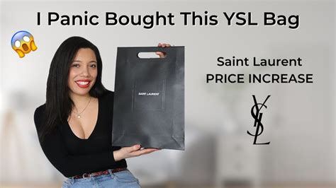 next ysl price increase|yves st laurent price increase 2023.